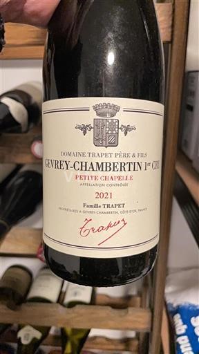 Borgonha Gevrey-chambertin Premier Cru Domaine Trapet Père & Fils Petite Chapelle 2021