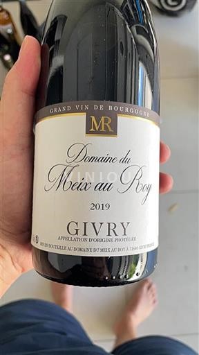 Borgonha Givry Domaine Meix au Roy 2019