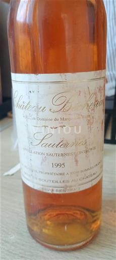 Bordeaux Sauternes Château Bicheron 1995