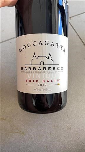 Piemonte Barbaresco Moccagatta Bric Balin 2012