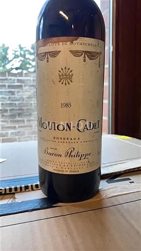 Bordeaux Baron Philippe Mouton-Cadet 1983