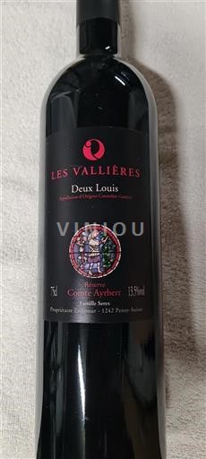 Vin Rouge sec Deux Louis Les Vallières 2019 Suisse Genève AOC