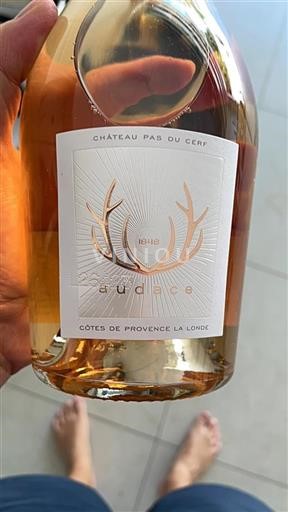 Provansa Côtes-de-Provence Château Pas du Cerf Audace 2022