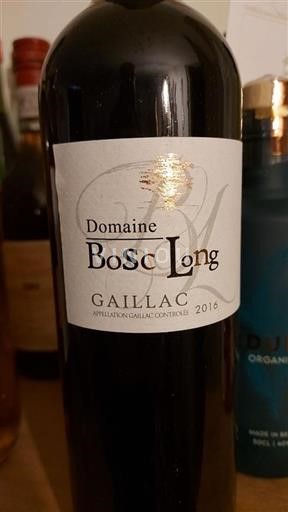Sudoeste Gaillac Domaine Bosc Long 2016