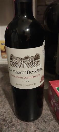 Bordeaux Puisseguin-saint-émilion Château Teyssier d'Exception 2021