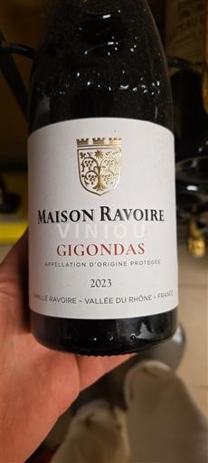Rhône Valley Gigondas Maison Ravoire 2023
