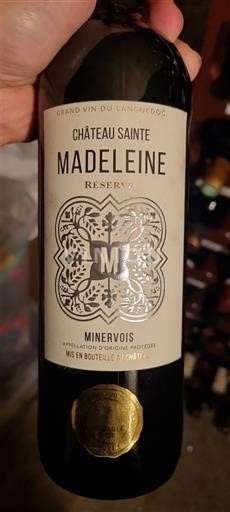 Langvedok Minervois Château Sainte Madeleine Réserve 2020