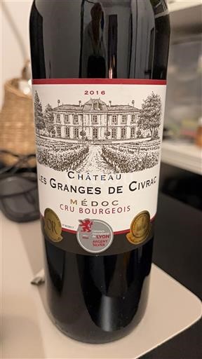 Bordeaux Médoc Cru Bourgeois Château Les Granges de Civrac 2016
