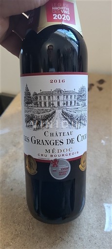 Bordeaux Médoc Cru Bourgeois Château Les Granges de Civrac 2016