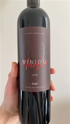 Provence Côtes-de-Provence Château Pas du Cerf Marlise 2018