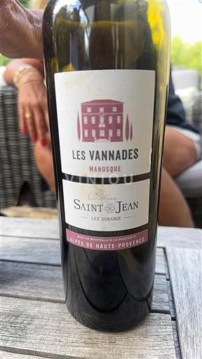 Provence Ospecificerad Château Saint Jean Les Vannades Icke årgångsbetecknad