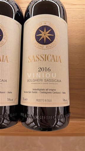 Toscana No especificado Tenuta San Guido Sassicaia 2016