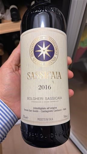 Tuscan Wines Unspecified Tenuta San Guido Sassicaia 2016