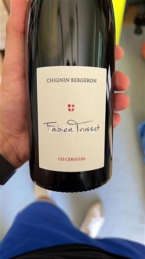 Savoie and Bugey Chignin-Bergeron Fabien Trosset Les Cerisiers 2024