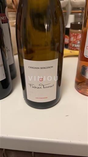 Savoja in Bugey Chignin-Bergeron Fabien Trosset Les Cerisiers 2024