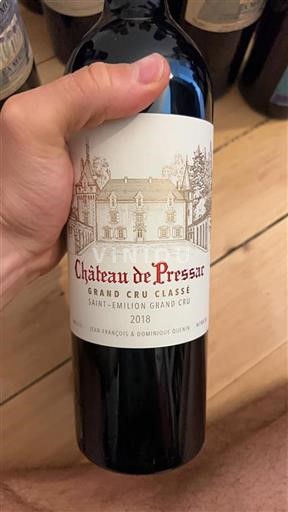 Bordeaux Saint-Émilion Grand Cru Grand Cru Pressac 2018