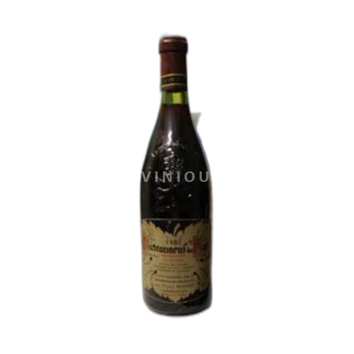 Vin Rouge sec Domaine Pierre André 1983 France Vallée du Rhône Châteauneuf-du-pape AOC