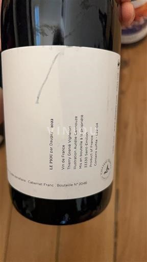 Bordeaux Ikke specificeret Château Daugay Le Piou 2022