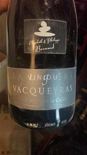 Rhônetal Vacqueyras La Ligière Le Mourre de la Caille 2021