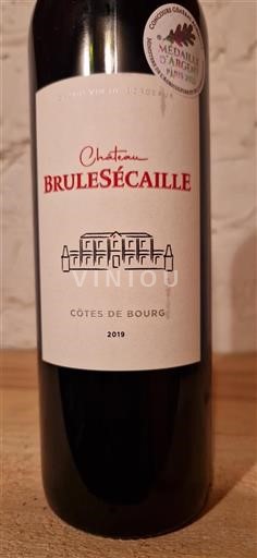 Bordeaux Côtes de Bourg Château Brulesécaille 2019