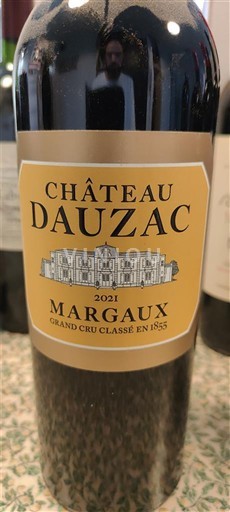 Bordeaux Margaux Grand Cru Château Dauzac 2021