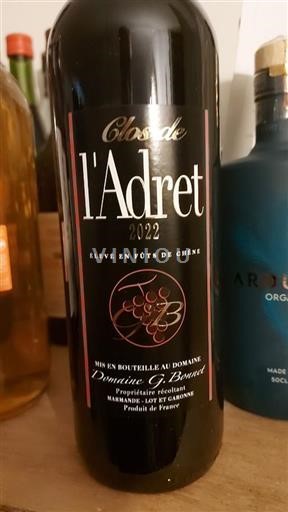 Sud-Ovest Côtes-du-marmandais Domaine Gilbert Bonnet Clos de l'Adret 2022