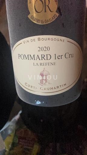 Burgundy Unspecified Premier Cru Coste-Caumartin La Ref%c3%a8ne 2020