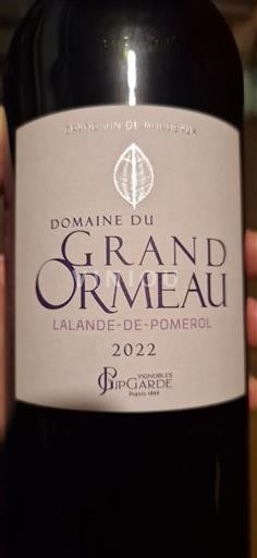 Bordeaux Lalande-de-Pomerol Château Grand Ormeau 2022