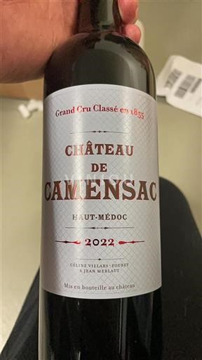 Burdeos Haut-Médoc Grand Cru Camensac 2022