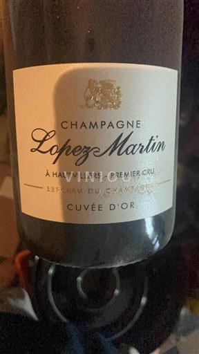 Champagne Premier Cru Lopez Martin Cuv%c3%a9e d%27Or Niet-geïntegreerd