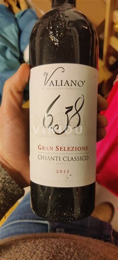 Toscana Chianti Classico Valiano 6.38 Gran Selezione 2013