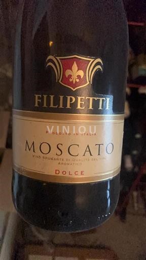 Piemonte Dolcetto d'Asti Filipetti Moscato Ei vuosikertaa