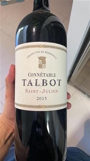 Bordeaux Saint-Julien Château Talbot Connétable 2015