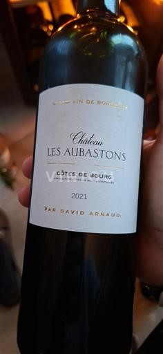 Bordéus Côtes-de-bourg Château Les Aubastons 2021