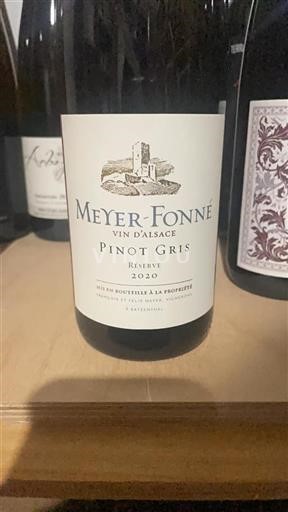 Alsácia Pinot gris Grand Cru Meyer-Fonné R%c3%a9serve 2020