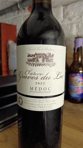Бордо Медок Château Graves du Loc Prestige 2022