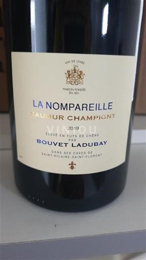 Valle del Loira Saumur-Champigny Bouvet Ladubay La Nompareille 2019