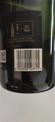 Champagne Sâm-panh G.H. Mumm & Cie 2014