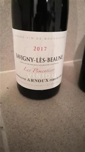 Borgoña Savigny-lès-Beaune Domaine Arnoux Père et Fils Les Pimentiers 2017