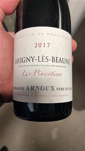 Borgoña Savigny-lès-Beaune Domaine Arnoux Père et Fils Les Pimentiers 2017