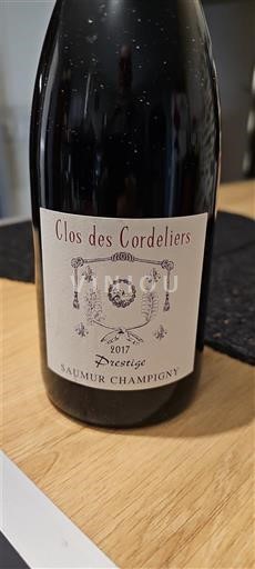 Loire-dalen Saumur-Champigny Clos des Cordeliers Prestige 2017