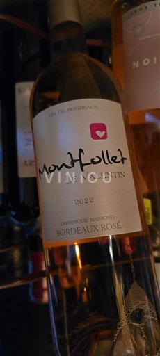 Bordeaux Bordeaux hồng Montfollet Le Valentin 2022