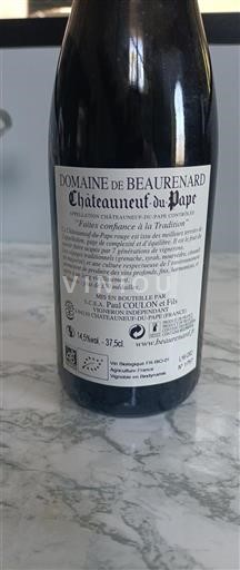 Rhônedalen Châteauneuf-du-Pape Domaine Beaurenard 2012
