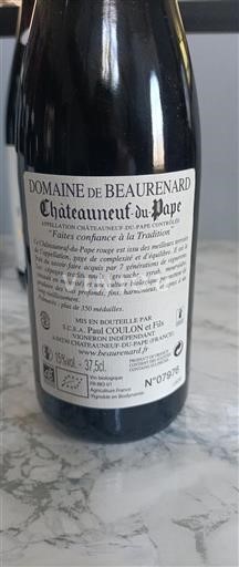Rhônedalen Châteauneuf-du-Pape Domaine Beaurenard 2018