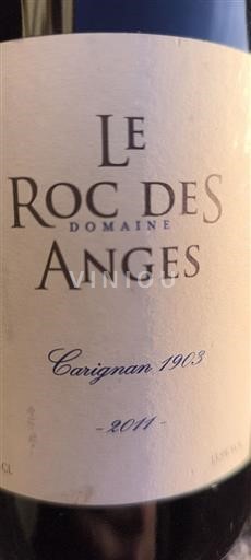 Languedoc y Rosellón Costas Catalanas Domaine Le Roc des Anges Carignan 1903 2011