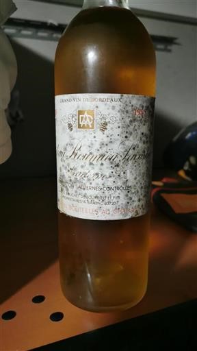 Bordéus Sauternes Château Roumieu Lacoste 1985