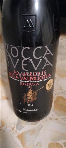 Vénétie Amarone della Valpolicella Rocca Sveva Riserva 2016