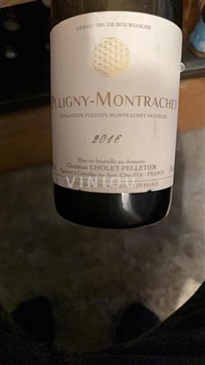 Borgonha Puligny-Montrachet Christian Cholet-Pelletier 2016