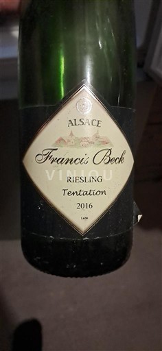 Alsacia Francis Beck Tentation 2016