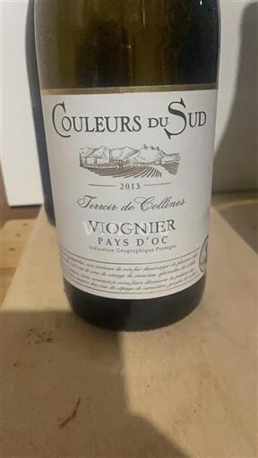 Languedoc-Roussillon Pays d'Oc Couleurs du Sud Terroir de Collines 2013
